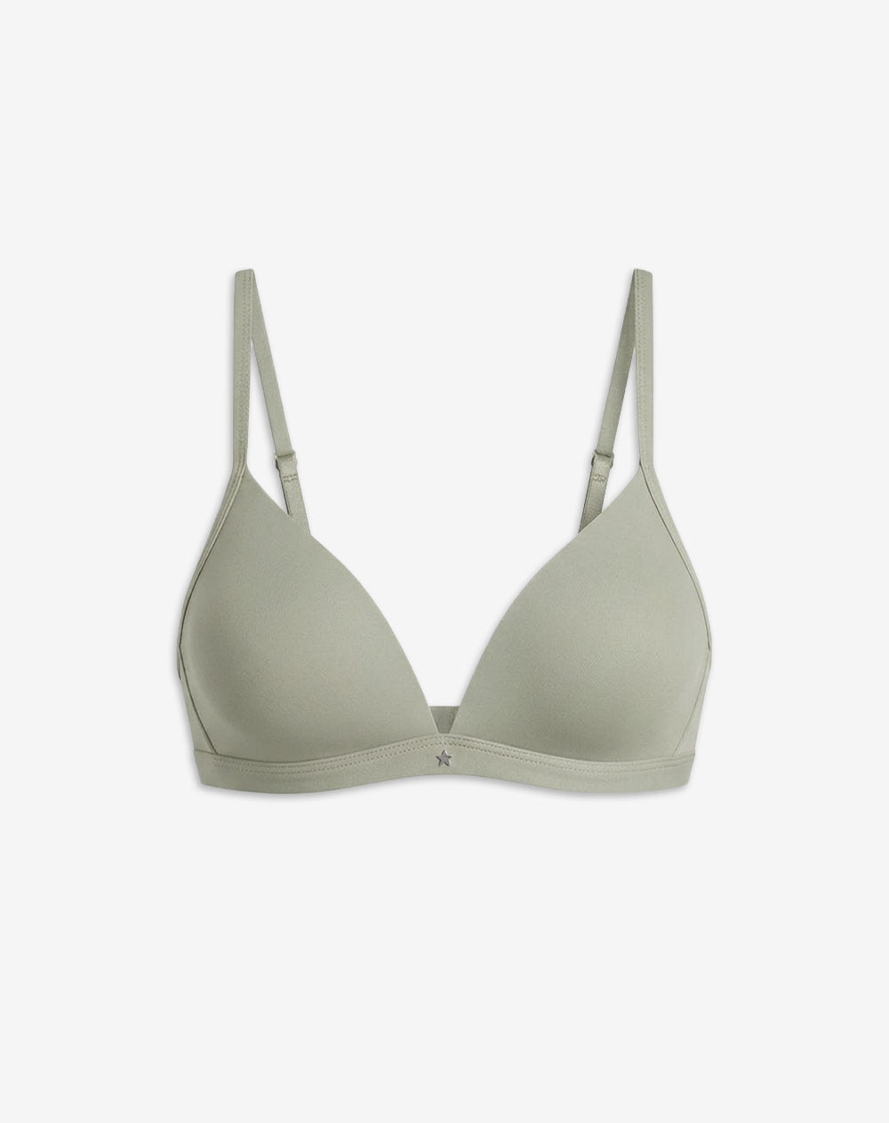 Brasier soporte medio microfibra sin arco verde