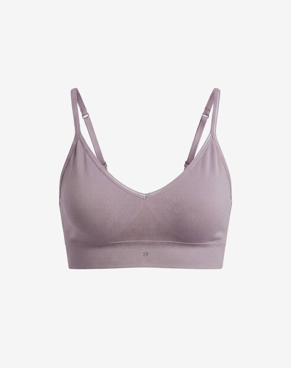 Top soporte medio seamless copas removibles morado
