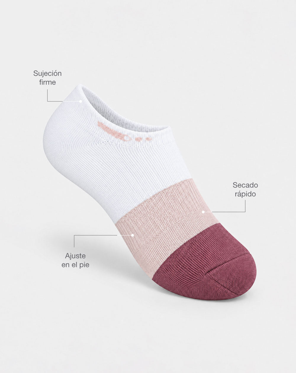 Medias deportivas mujer tobillera corta pack x3