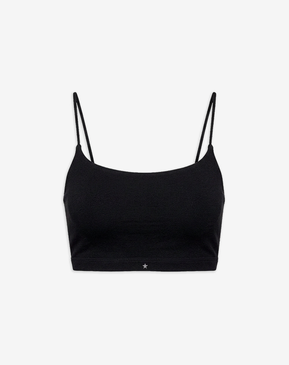 Top soporte alto seamless negro