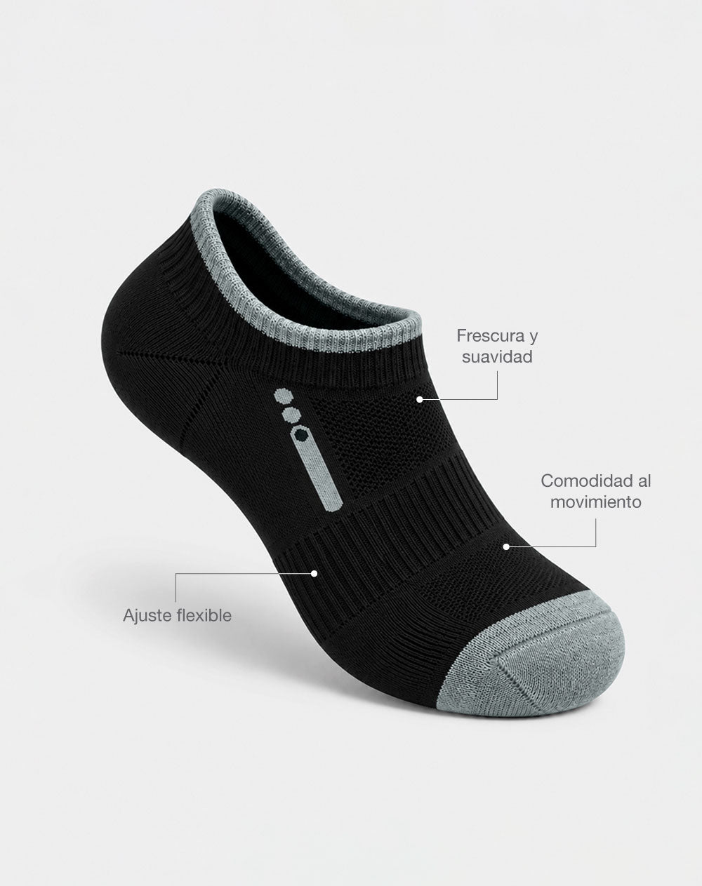 Medias deportivas mujer tobillera pack x5 surtido