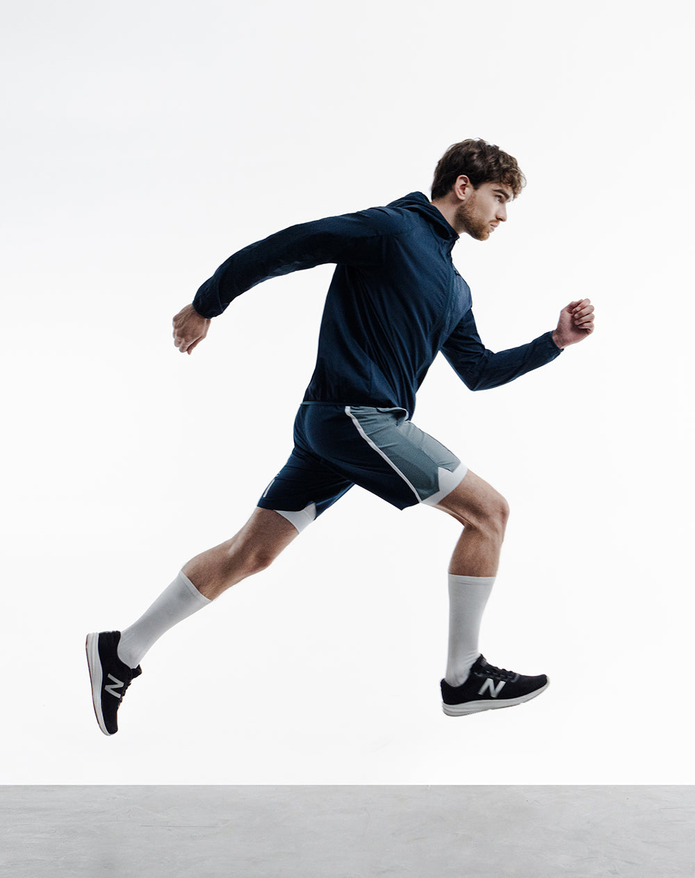 Pantaloneta deportiva ciclista interno bloques hombre
