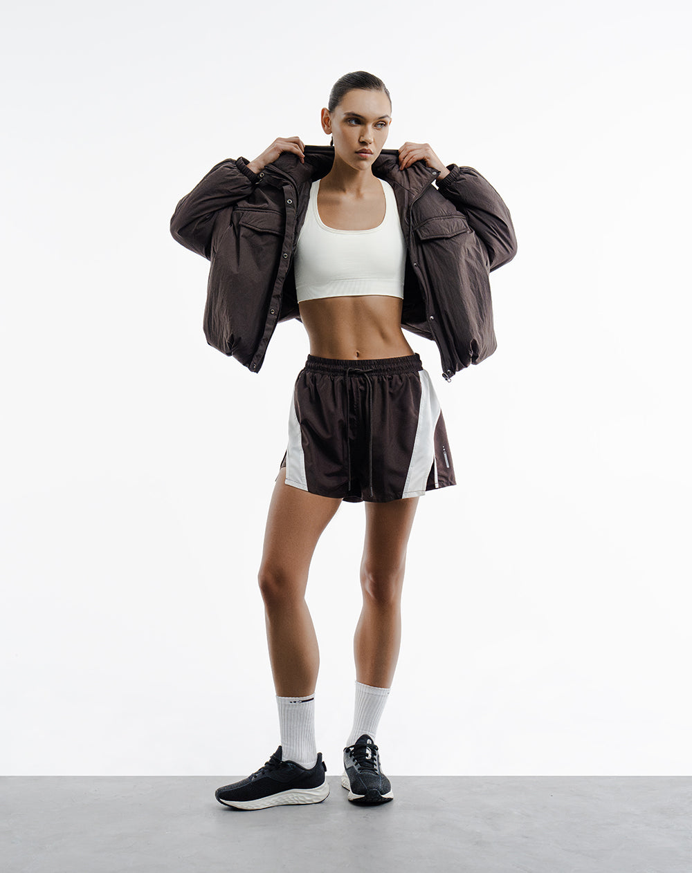 Short deportivo tiro medio ciclista interno
