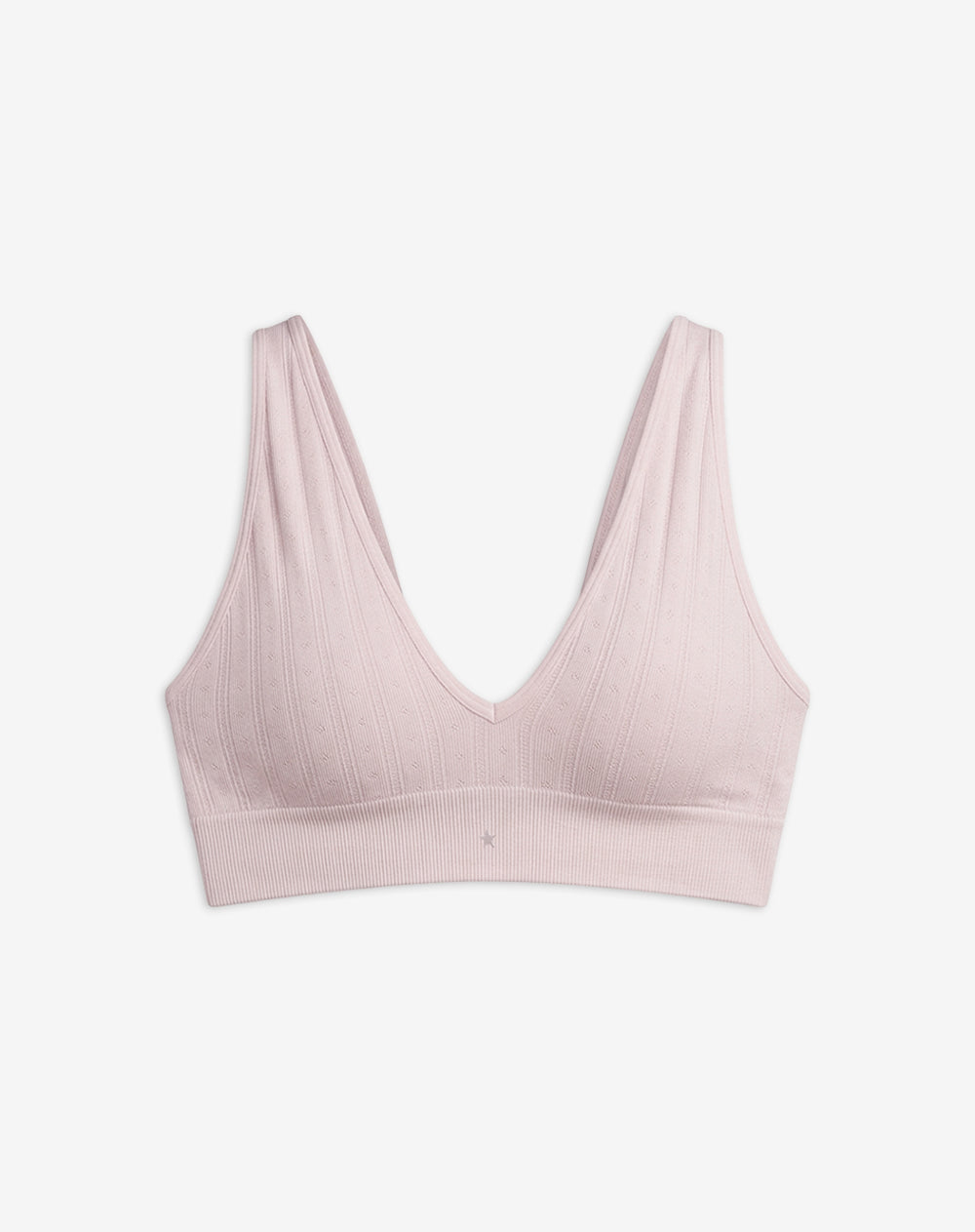 Top soporte medio seamless rosado mujer