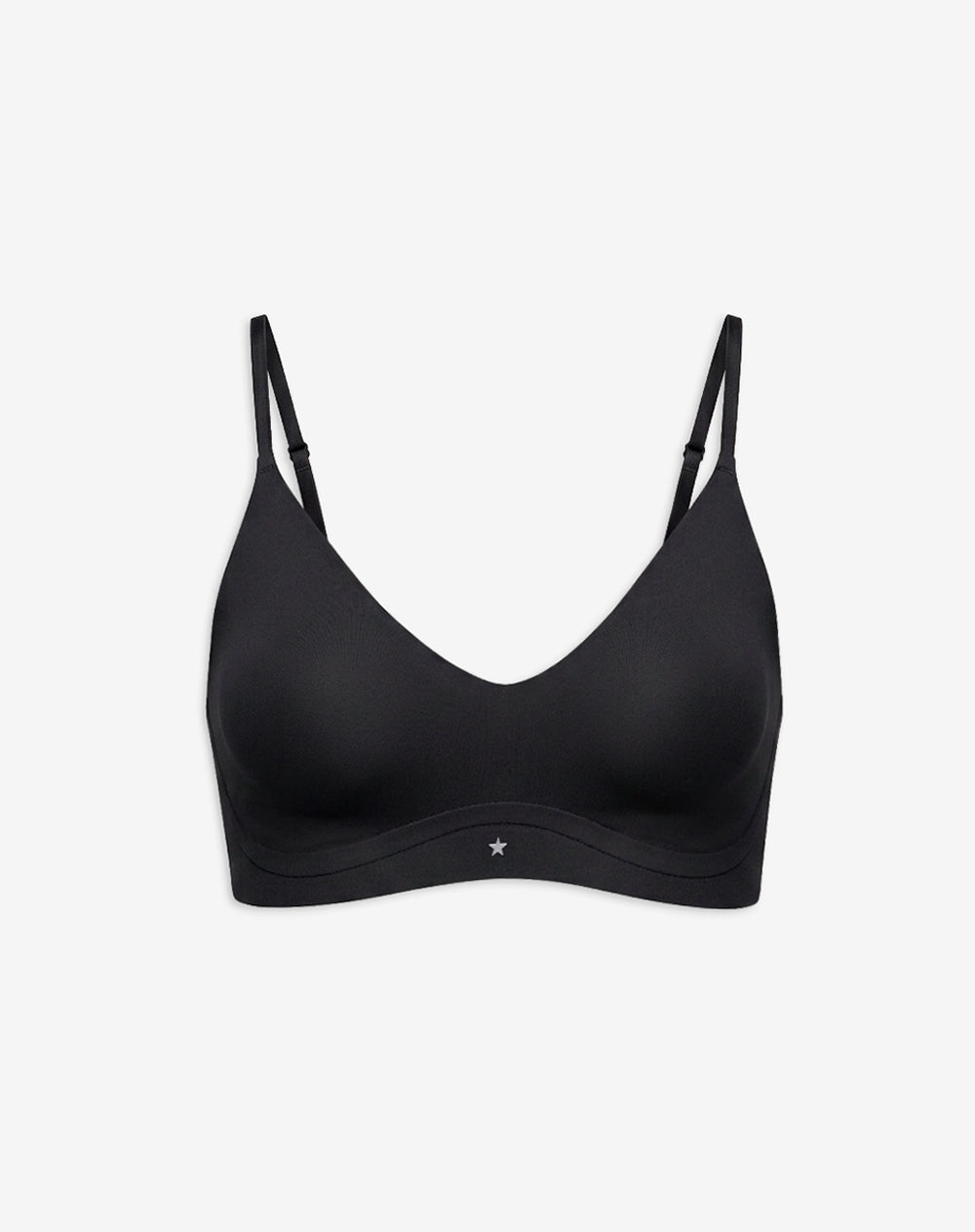 Top soporte ligero seamless copas removibles negro