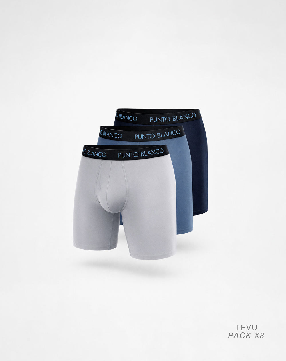 Bóxer deportivo largo microfibra x3unds surtido