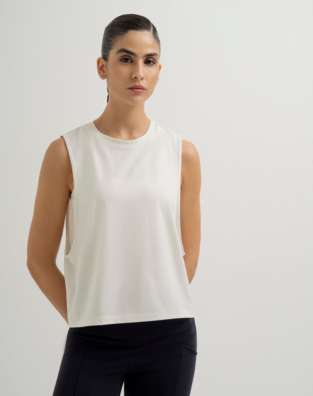Camiseta esqueleto deportiva transpirable habano mujer