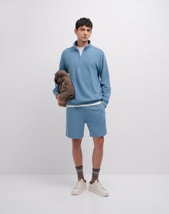 Buzo regular fit azul