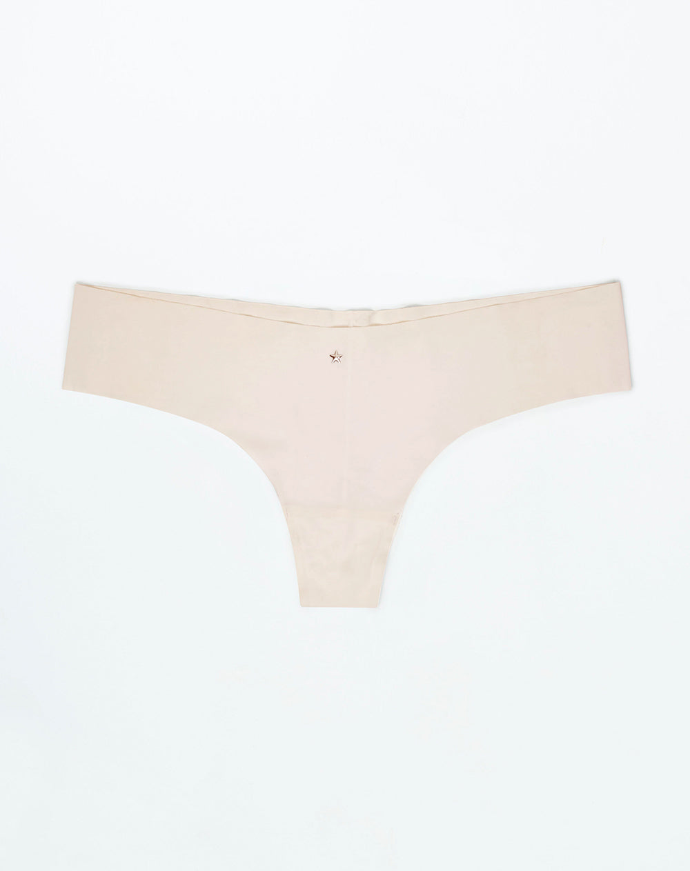 Panty tipo tanga microfibra invisible habano