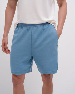 Bermuda regular fit azul