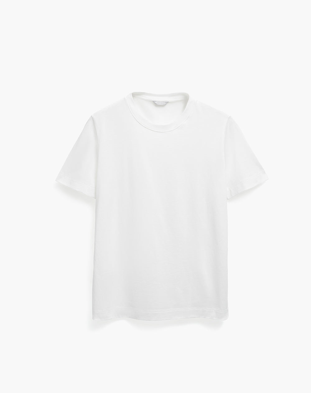 Camiseta relaxed manga corta blanca mujer