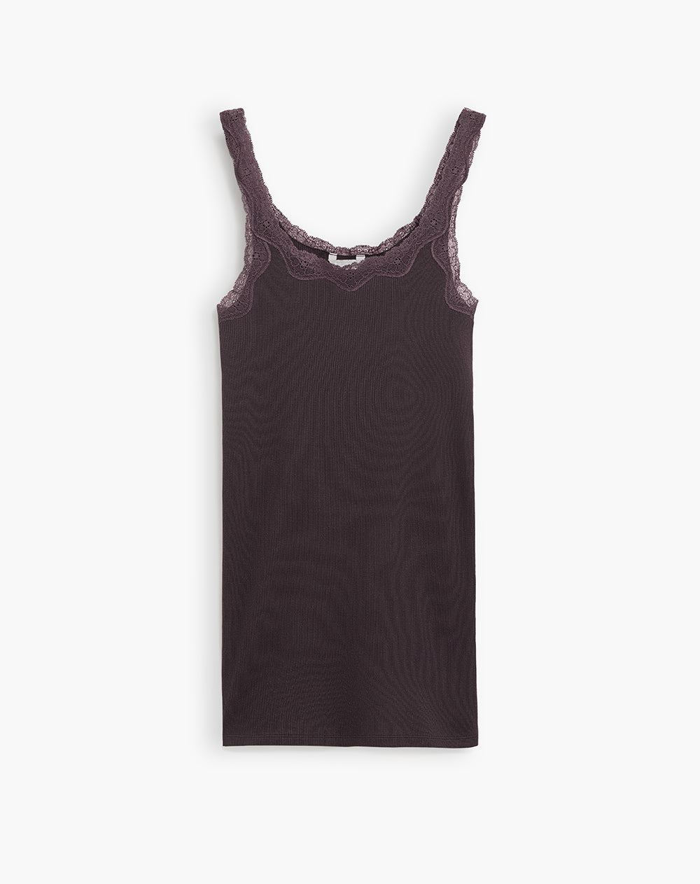 Camiseta esqueleto regular rib vinotinto mujer
