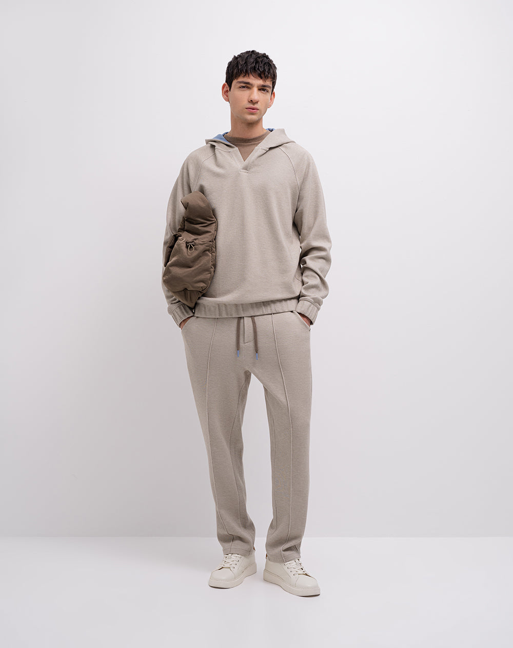 Buzo regular fit cafe