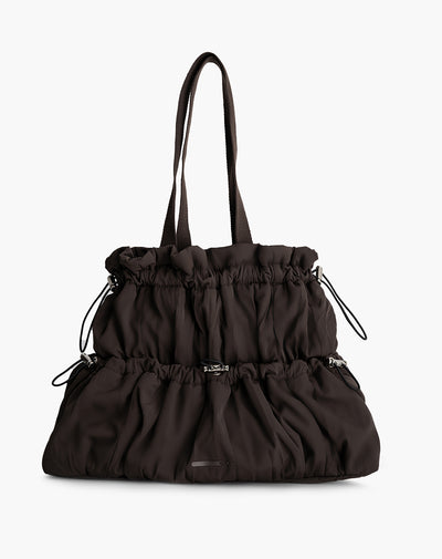 Bolso tote shopper grande café
