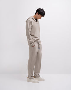 Jogger regular fit tiro medio cafe