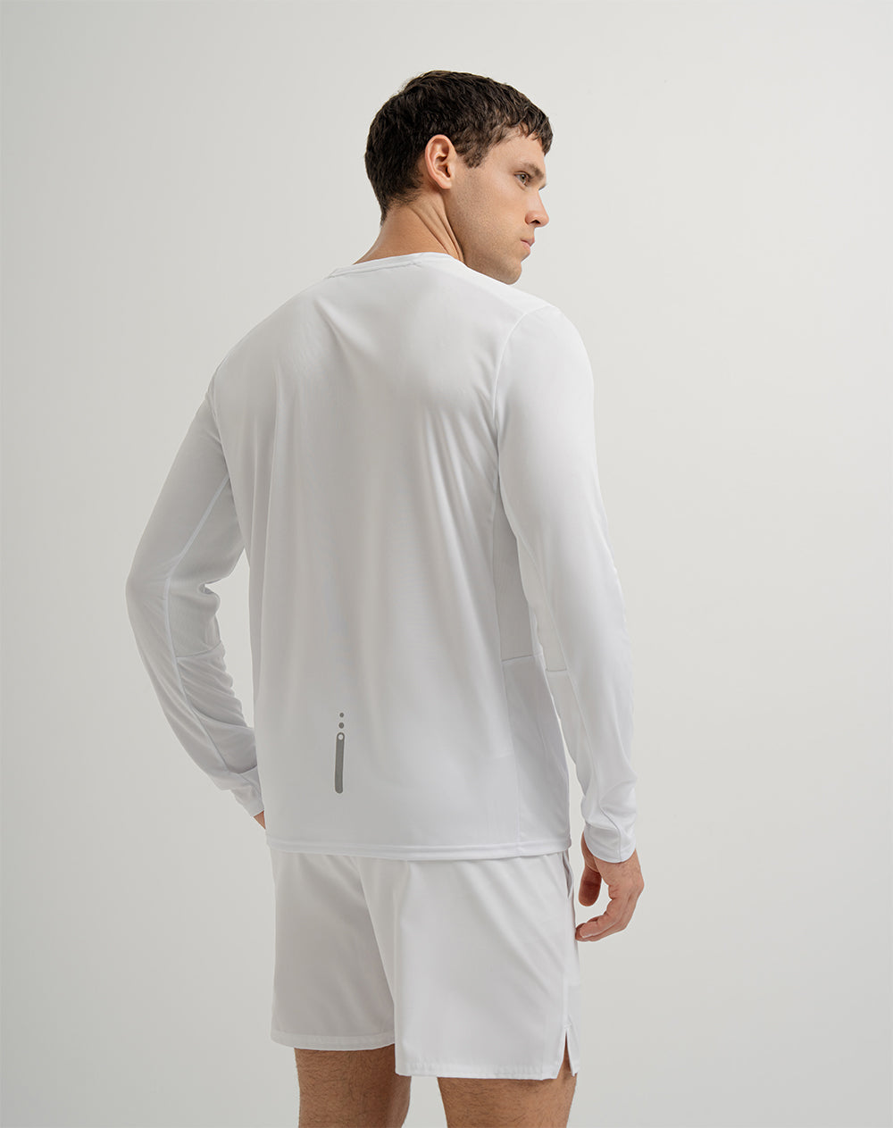 Camibuzo deportivo transpirable blanco hombre