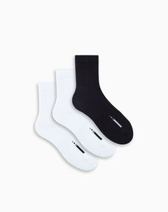 Medias deportivas unisex largas pack x3 surtido