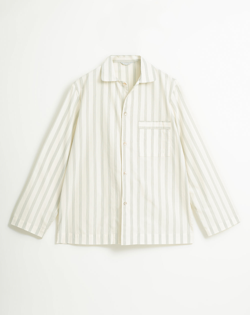 Camisa de pijama mujer algodón verde