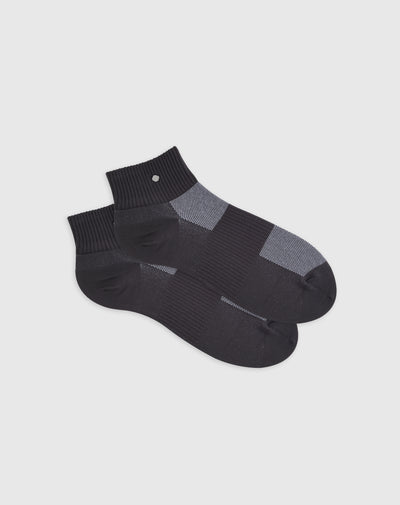 Medias deportivas hombre tobilleras microfibra grises