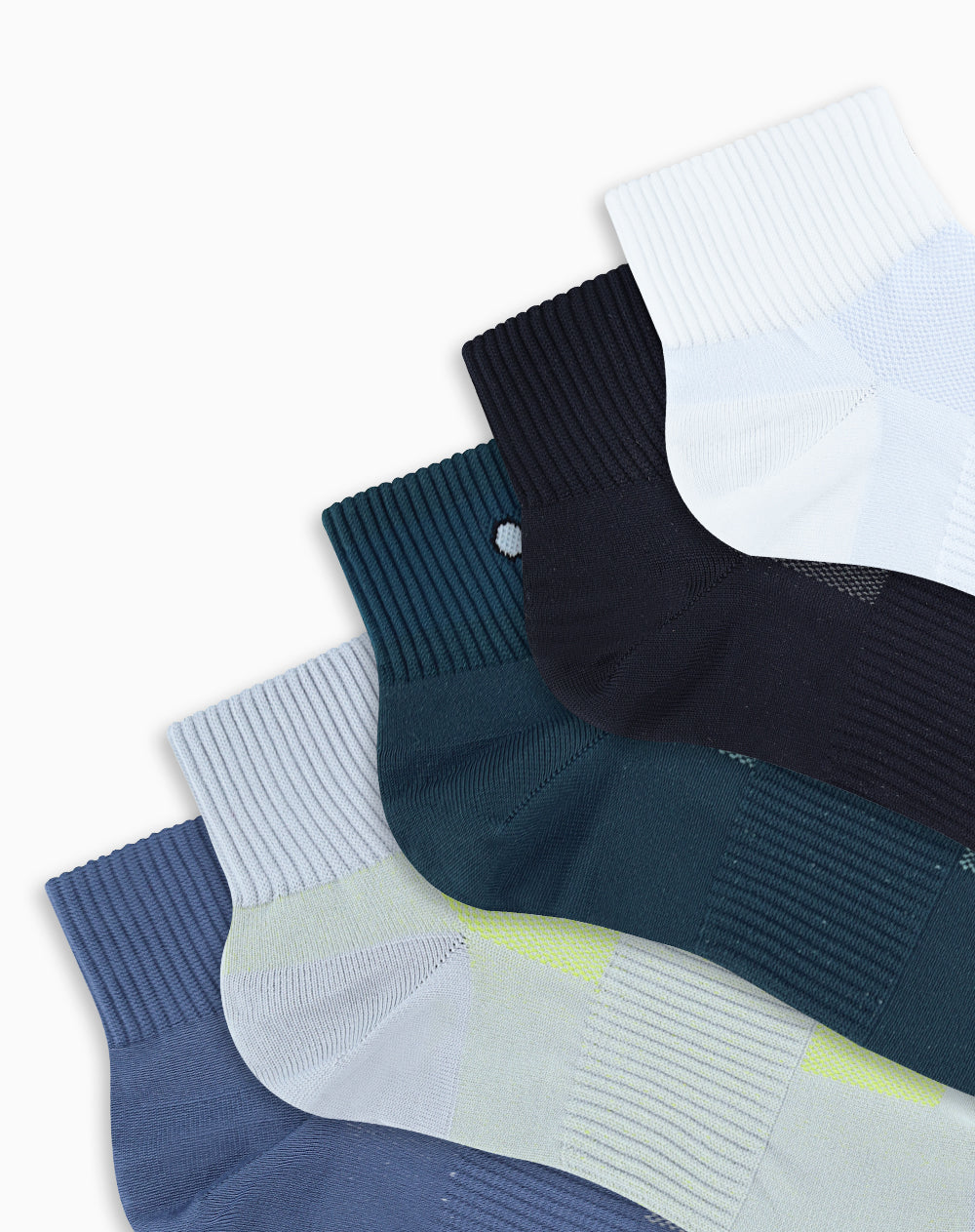 Medias deportivas hombre tobillera pack x5 surtido