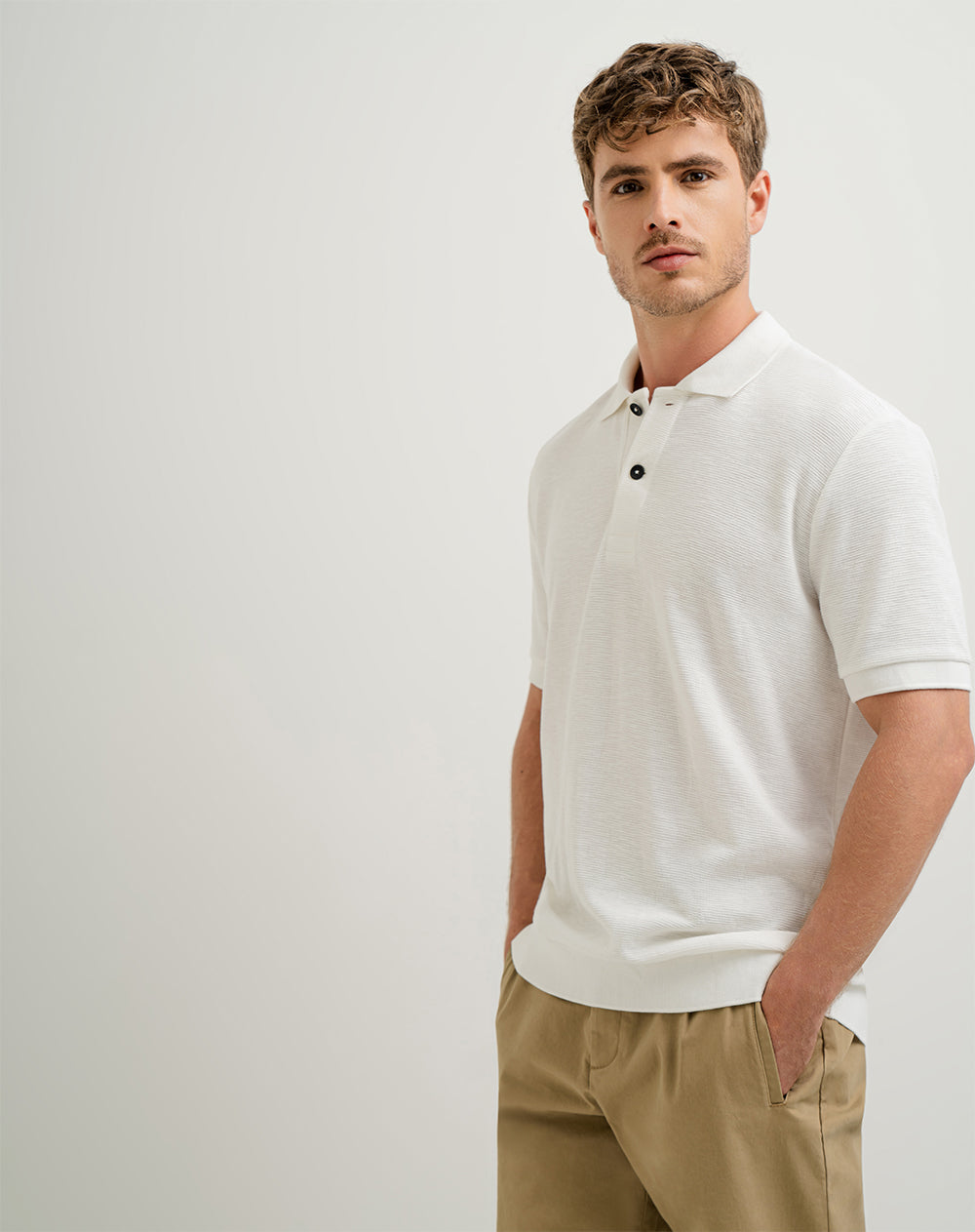 Polo regular algodón habana hombre