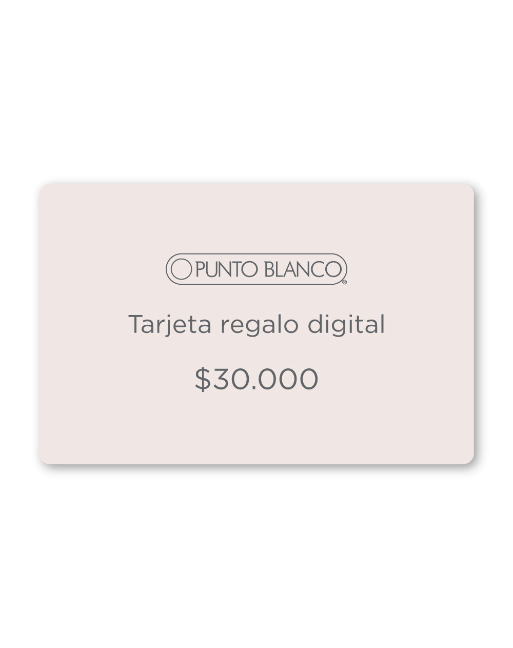 Tarjeta regalo Punto Blanco
