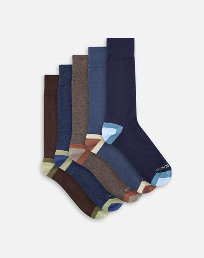 5 pares de medias largas surtido
