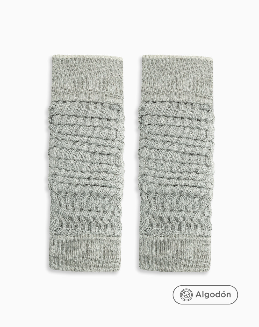 Medias mujer calentadoras algodón grises