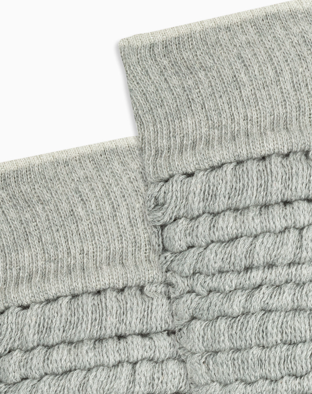 Medias mujer calentadoras algodón grises