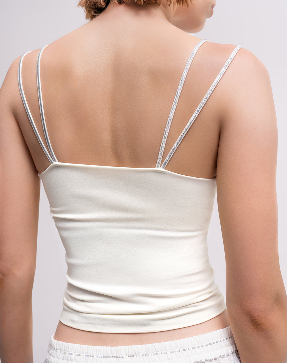 Camisilla seamless vainilla mujer
