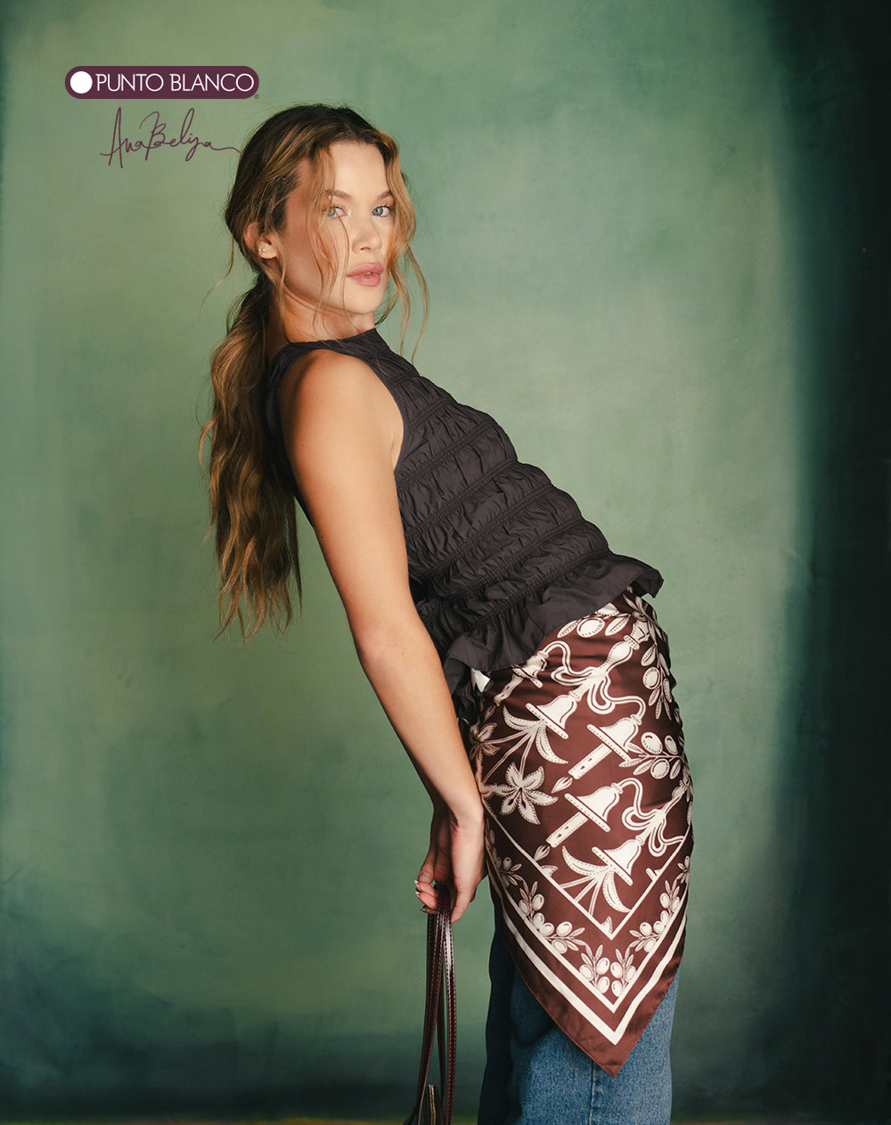 Pañuelo estampado Ana Beliza