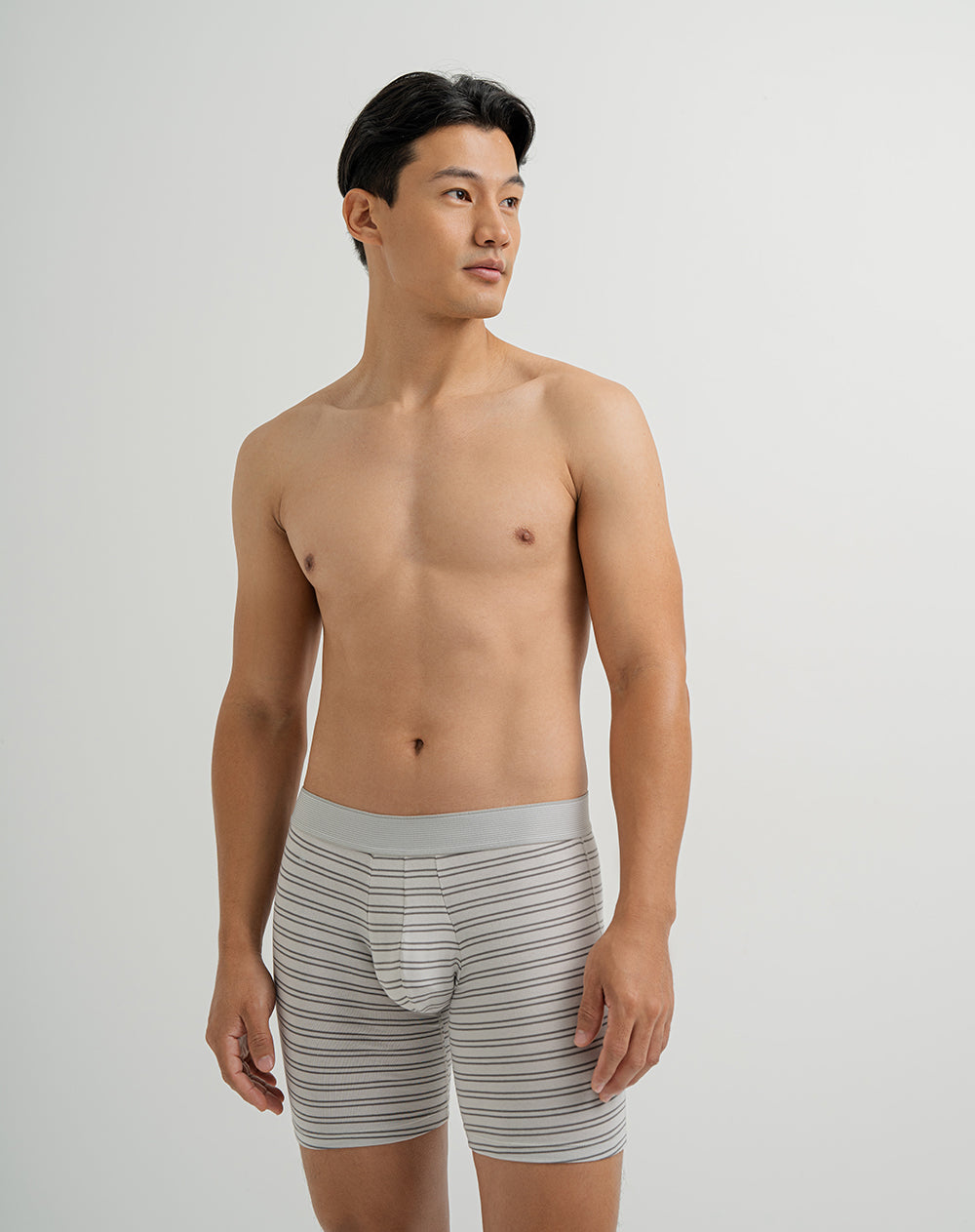 Bóxer largo panel amplio x3unds surtido