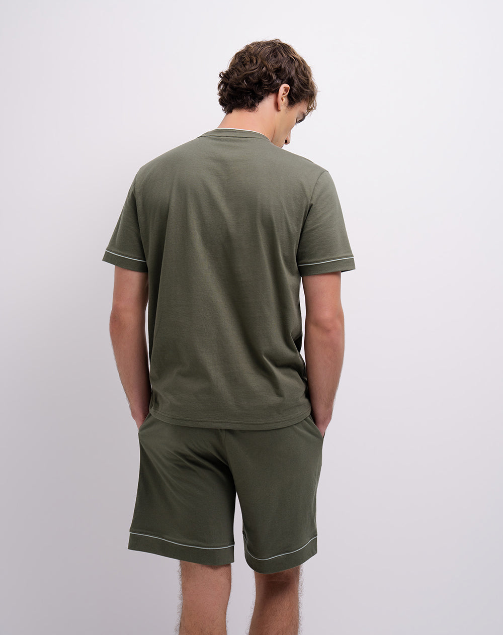 Pijama regular fit manga corta surtida