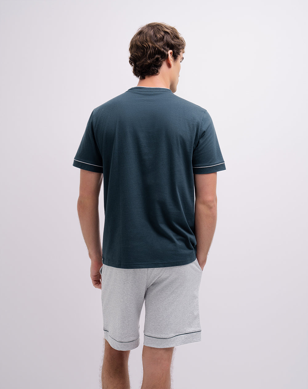 Pijama regular fit manga corta surtida