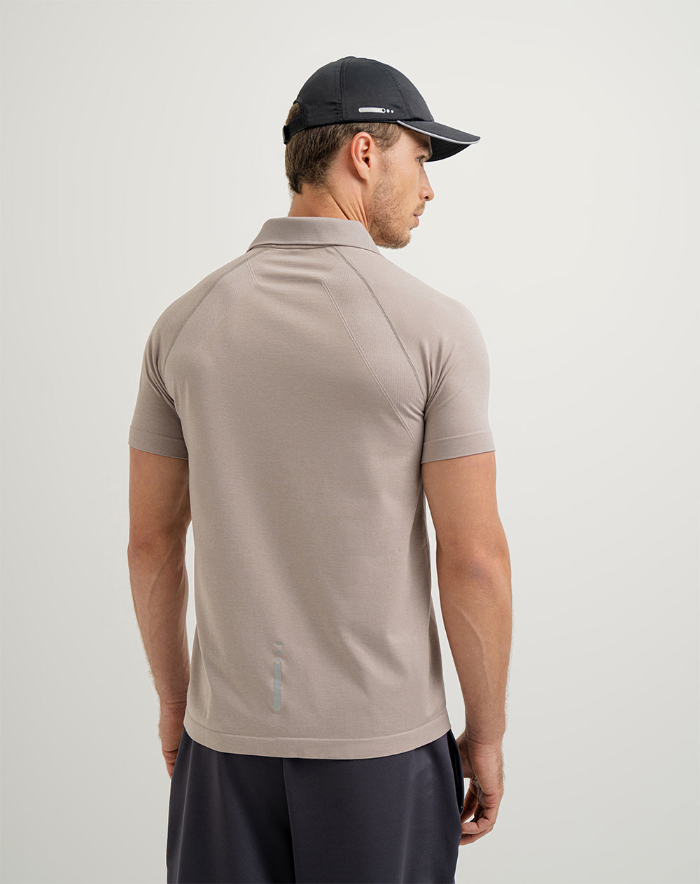 Polo deportiva seamless cáfe hombre