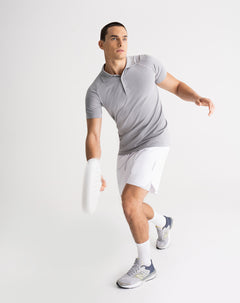Polo deportiva hombre seamless gris