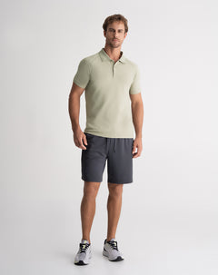 Polo deportiva seamless verde hombre