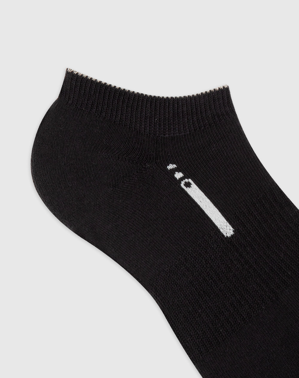 Medias deportivas hombre tobilleras cortas acolchadas pack x6unds negras