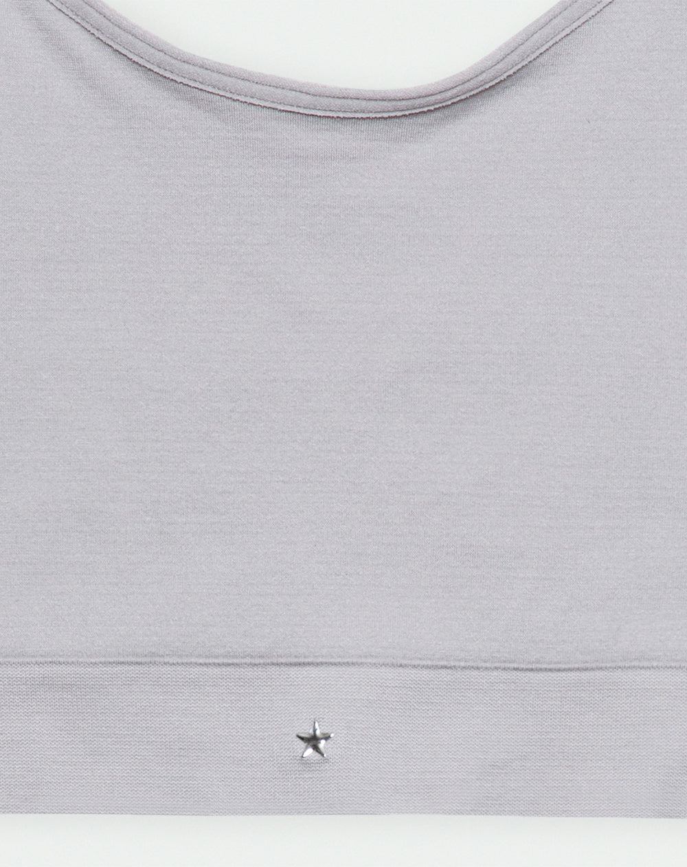 Top soporte medio seamless cargaderas reforzadas gris