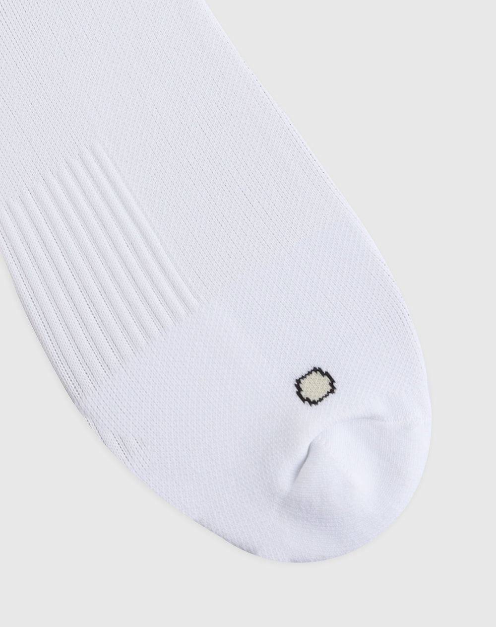 Medias deportivas hombre extra largas microfibra blancas