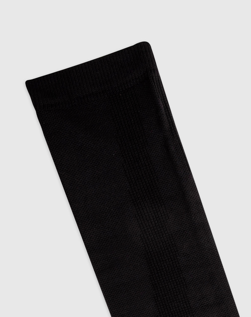 Medias deportivas hombre extra largas microfibra negras