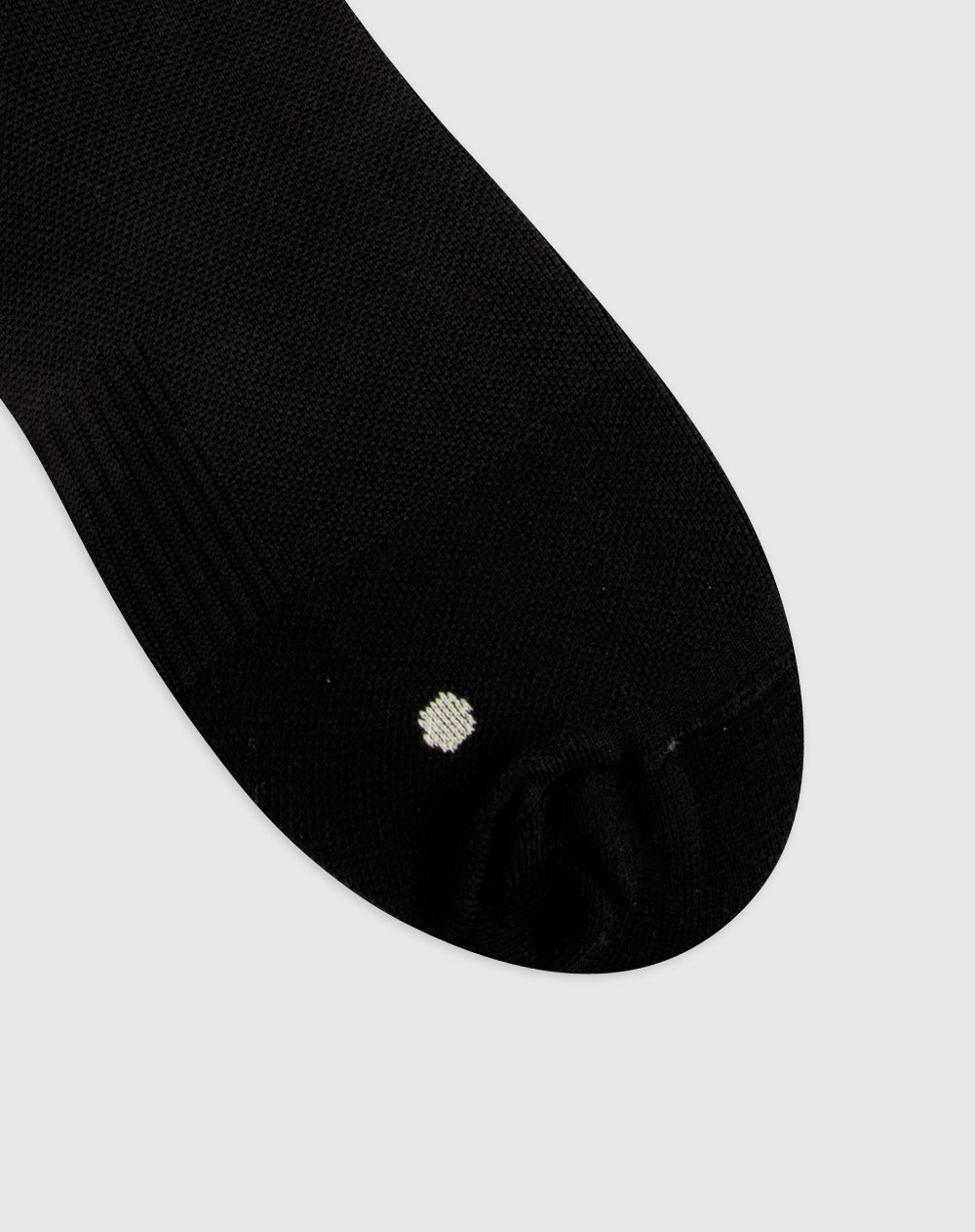 Medias deportivas hombre extra largas microfibra negras