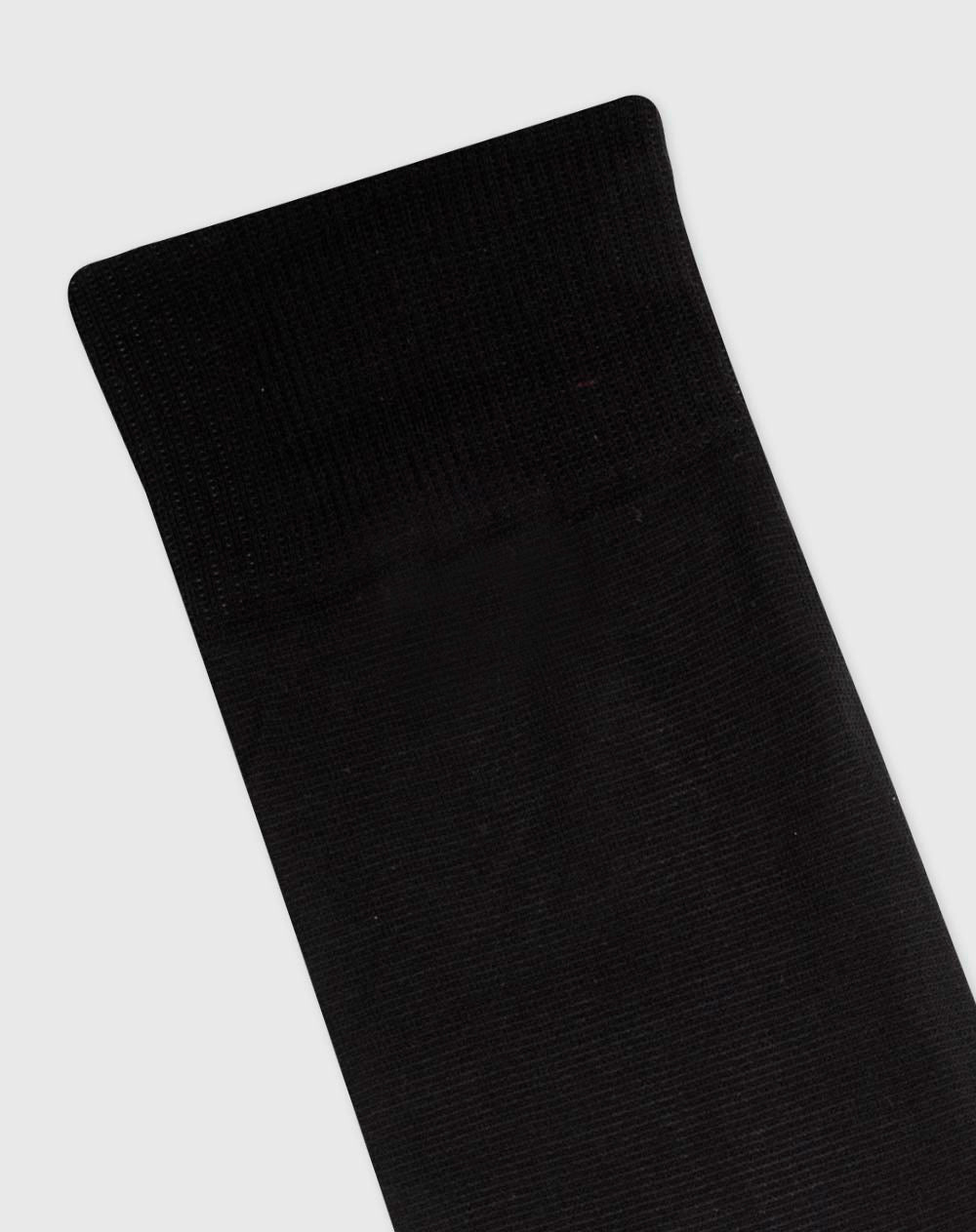 Medias hombre largas microfibra negras