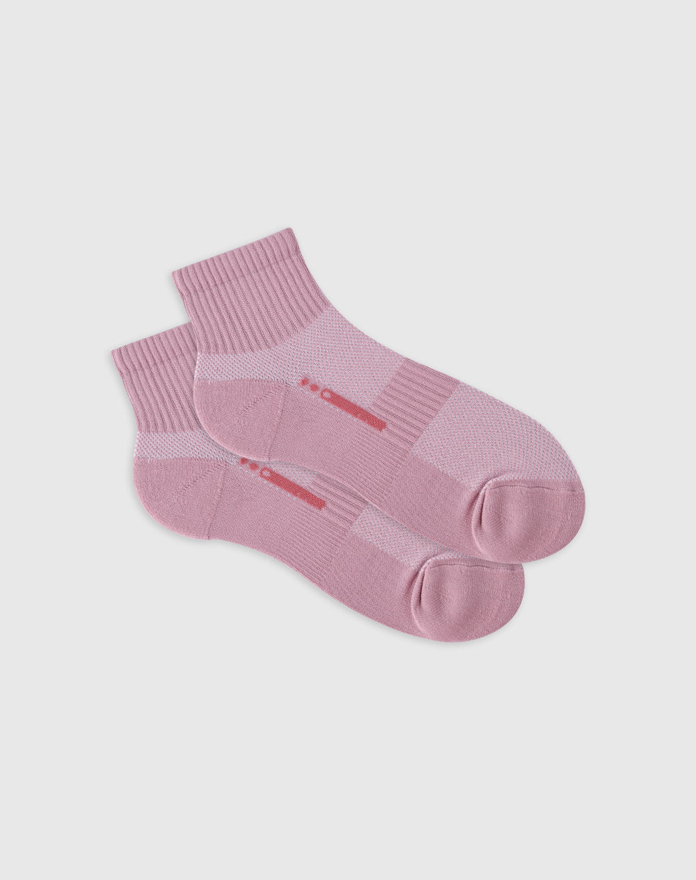Medias deportivas mujer tobilleras transpirables rosadas
