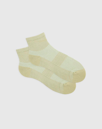 Medias deportivas mujer tobilleras microfibra verdes