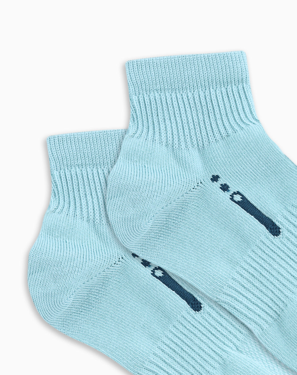Medias deportivas mujer tobillera alcolchada azul
