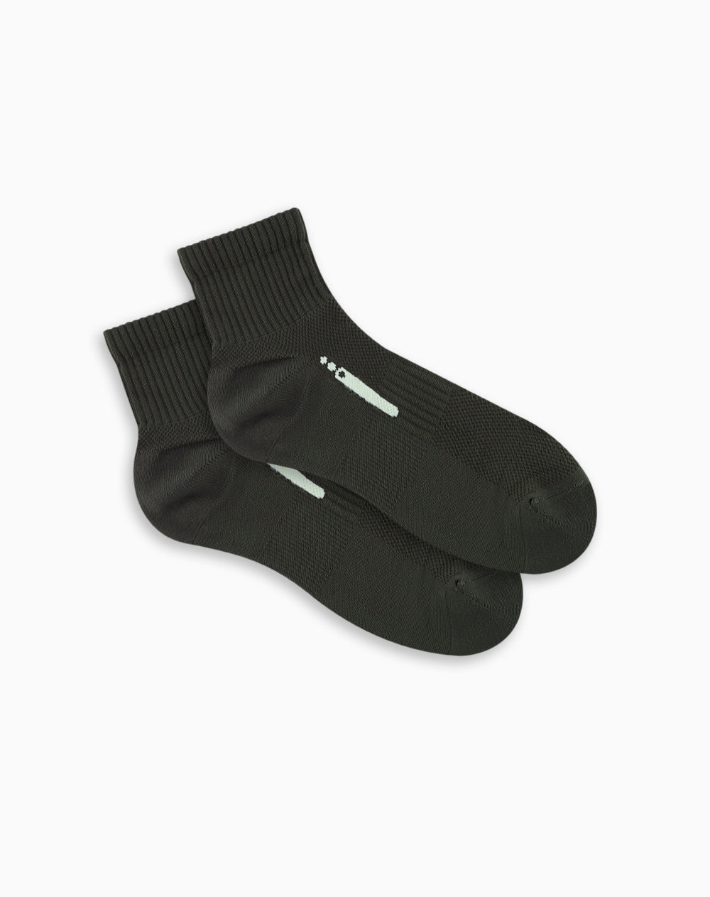 Medias deportivas mujer tobillera acolchada verde
