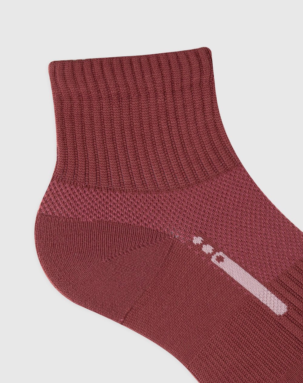 Medias deportivas mujer tobilleras transpirables vinotinto