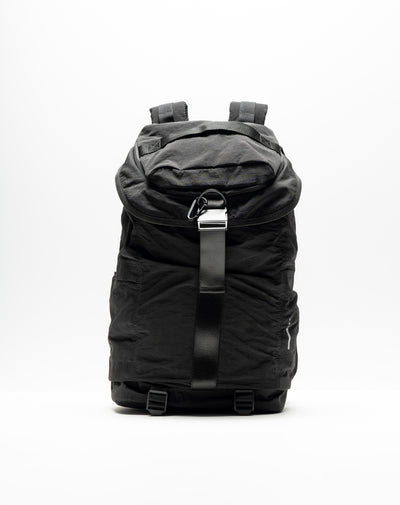 Morral unisex broche y tiras ajustables negro