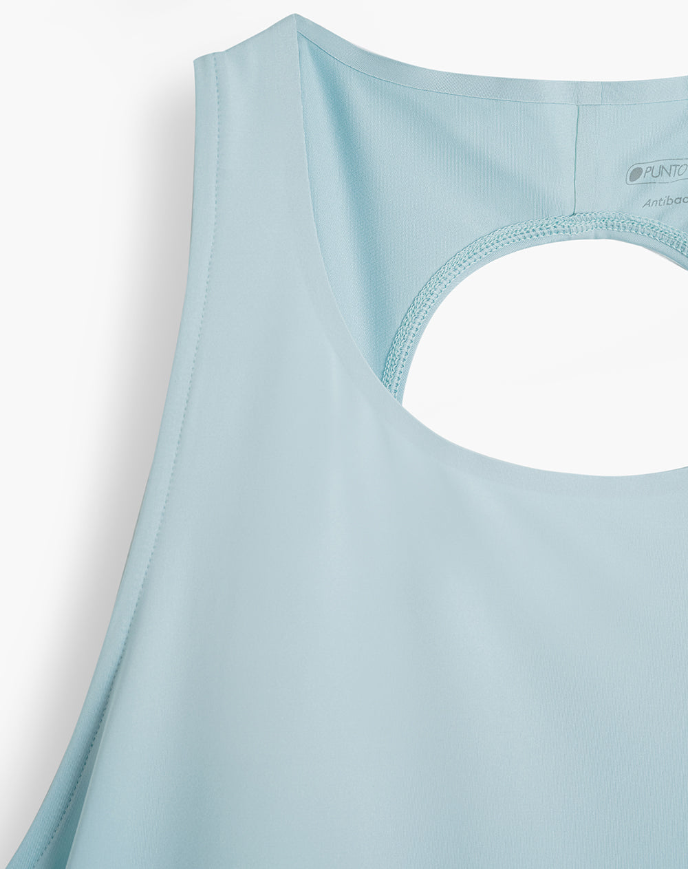 Camiseta esqueleto deportiva mujer antibacterial azul